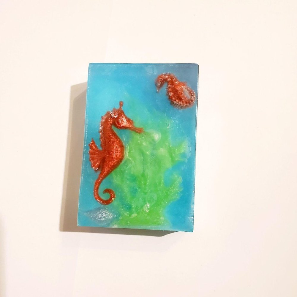 Sea Gems Seahorse Soap Amber Scent